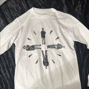 white ATCQ long sleeve Small